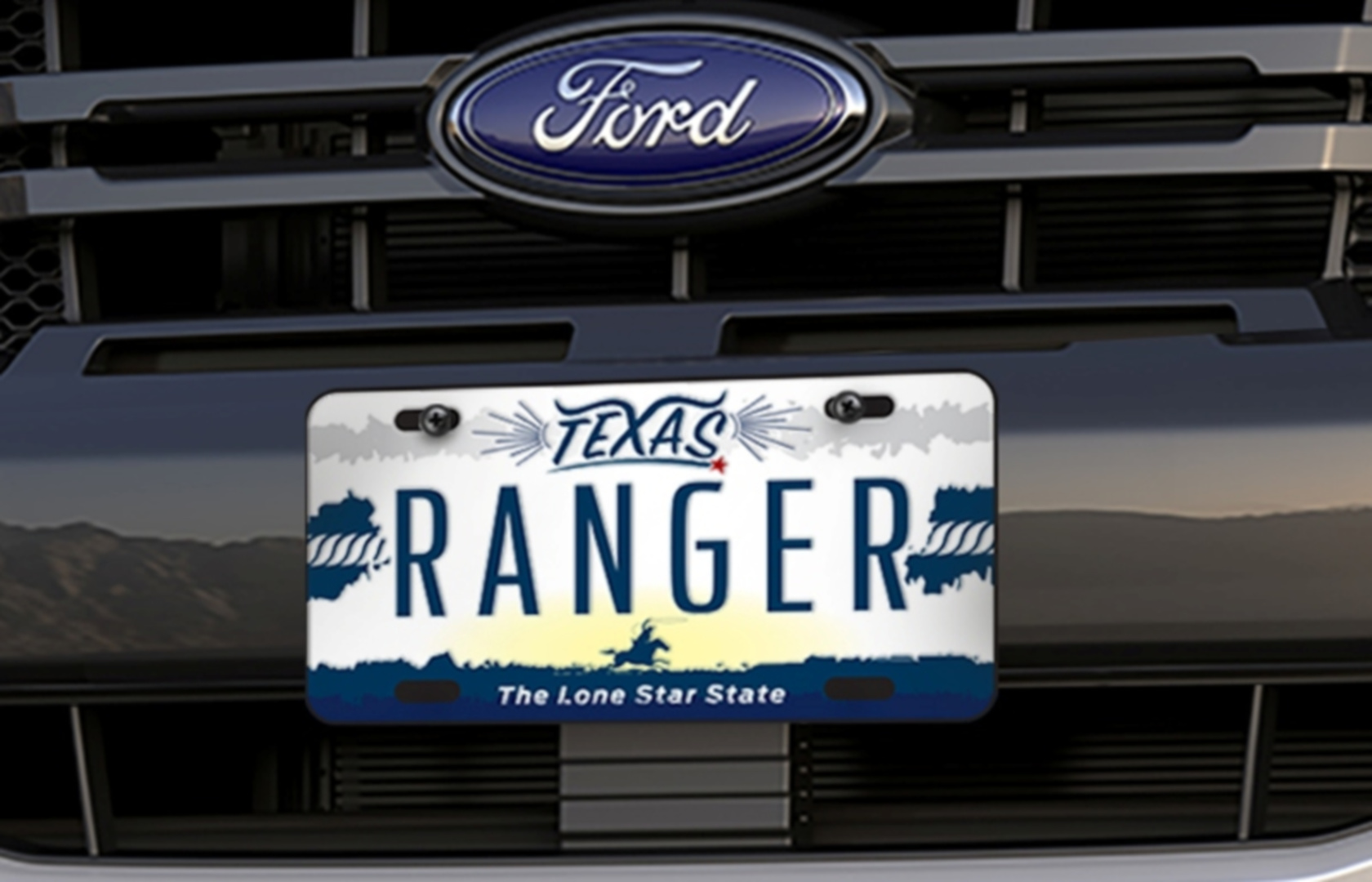 SMALL_【圖七】Ford Ranger Texas Edition德州騎兵版之德州騎兵紀念車牌